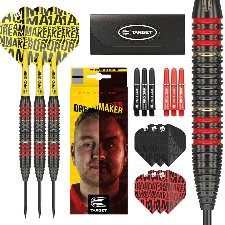 Dimitri van den Bergh Brass Steel Tip Darts by Target