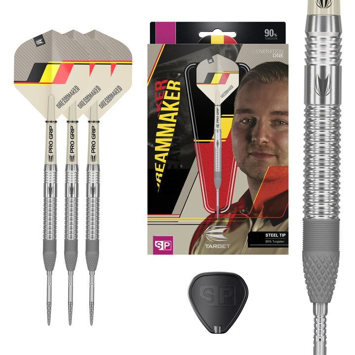 Dimitri van den Bergh G1 90% Tungsten Steel Tip Darts by Target