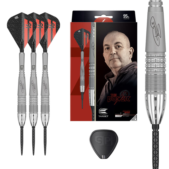 Phil Taylor Power 9FIVE G7 Swiss Steel Tip Darts by Target