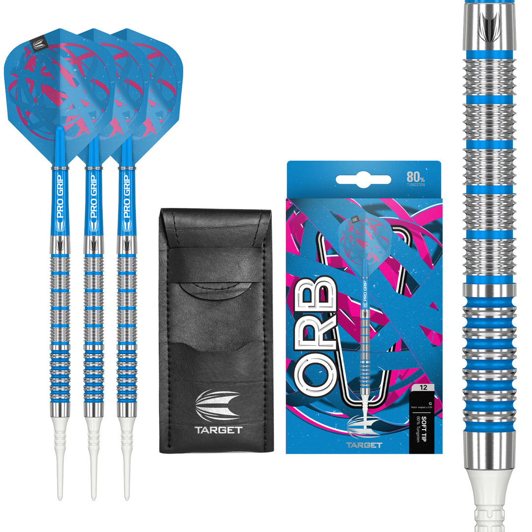 Orb 12 80% Tungsten Soft Tip Darts By Target