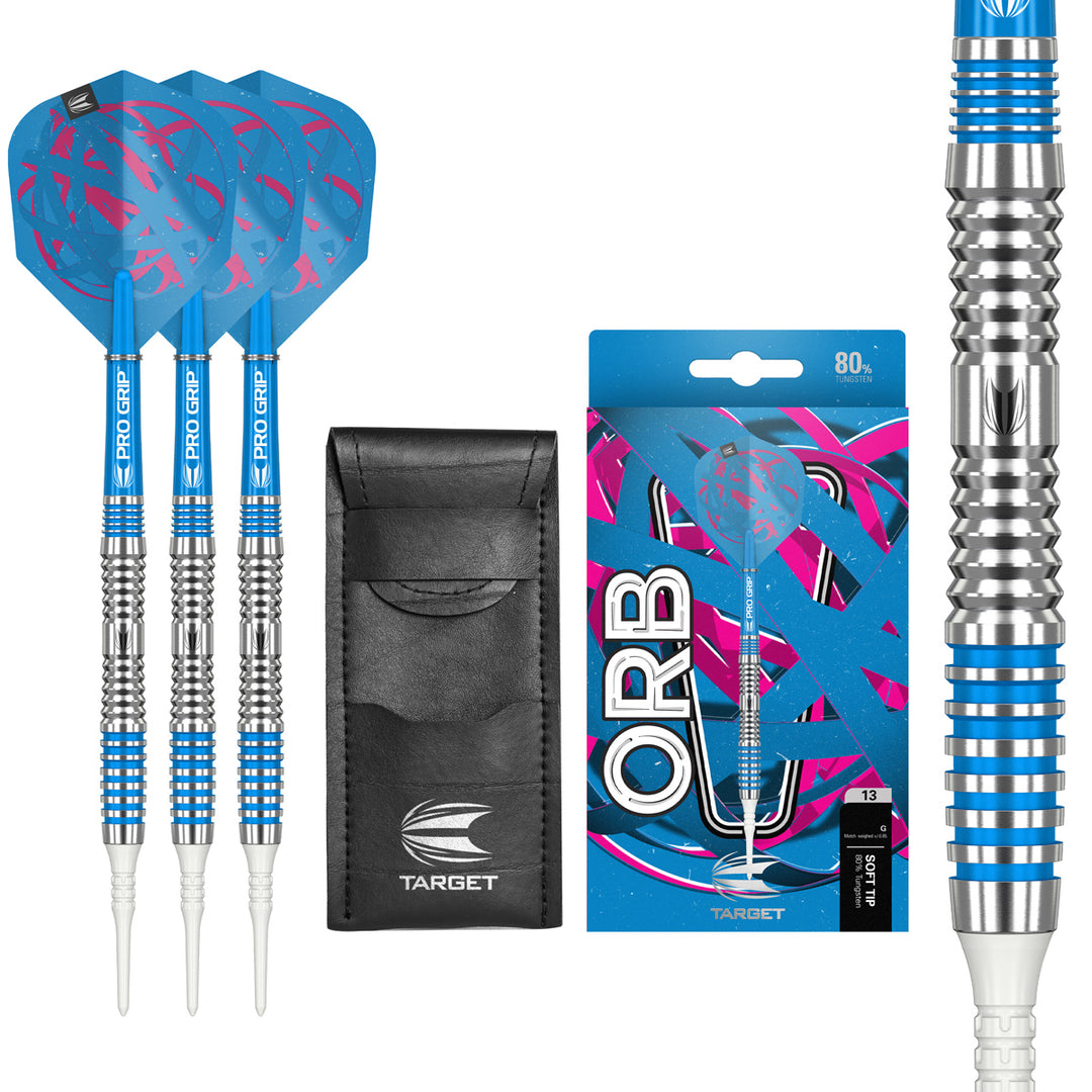 Orb 13 80% Tungsten Soft Tip Darts By Target