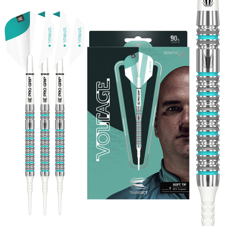 Rob Cross G2 90% Tungsten Soft Tip Darts By Target