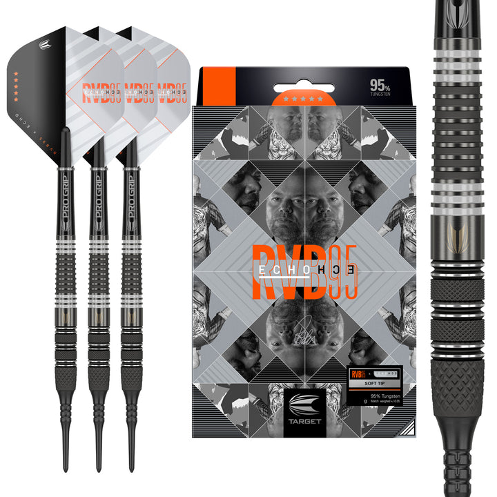 Raymond van Barneveld RVB95 Echo 95% Tungsten Soft Tip by Target