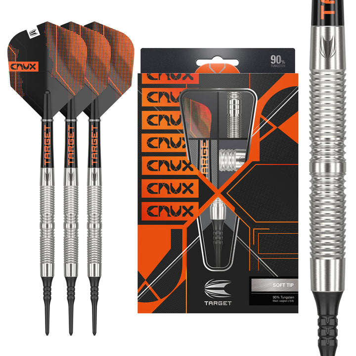 Crux 11 90% Tungsten Soft Tip Darts by Target