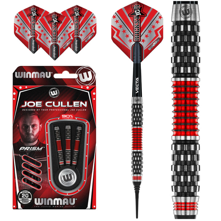 Joe Cullen Rockstar Series RS 1.0 Soft Tip Darts by Winmau