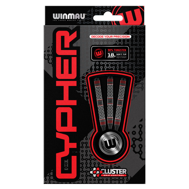 Cypher 90% Tungsten Soft Tip Darts by Winmau