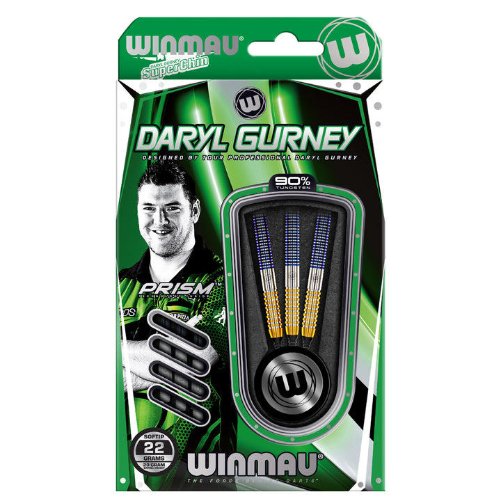 Daryl Gurney SC 1.0 Series 90% Tungsten Soft Tip Darts by Winmau