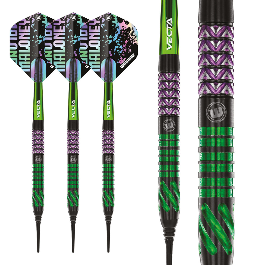 Mike Maloney 90% Tungsten Soft Tip Darts by Winmau