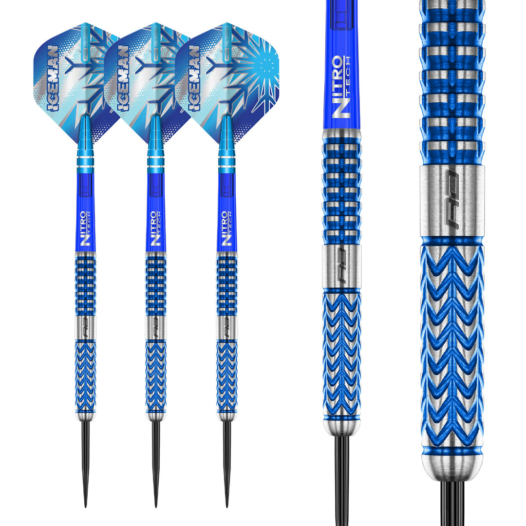 Gerwyn Price Glacier 90% Tungsten Steel Tip Darts by Red Dragon