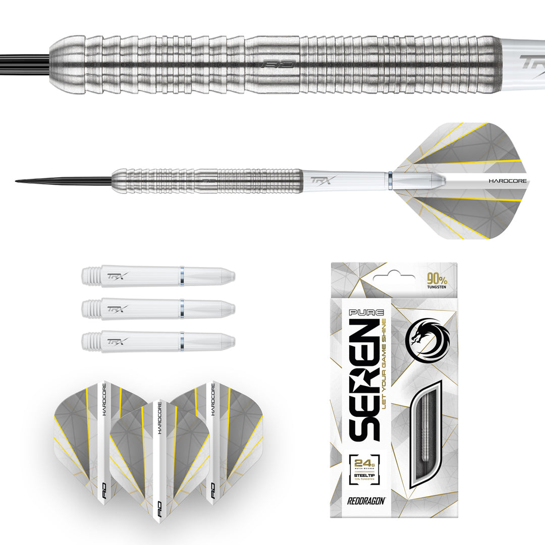 Seren 1 Pure 90% Tungsten Steel Tip Darts by Red Dragon