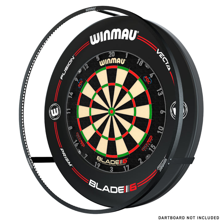 Plasma Dartboard Surround Light & Pro-line Original Black Surround Bundle by Winmau