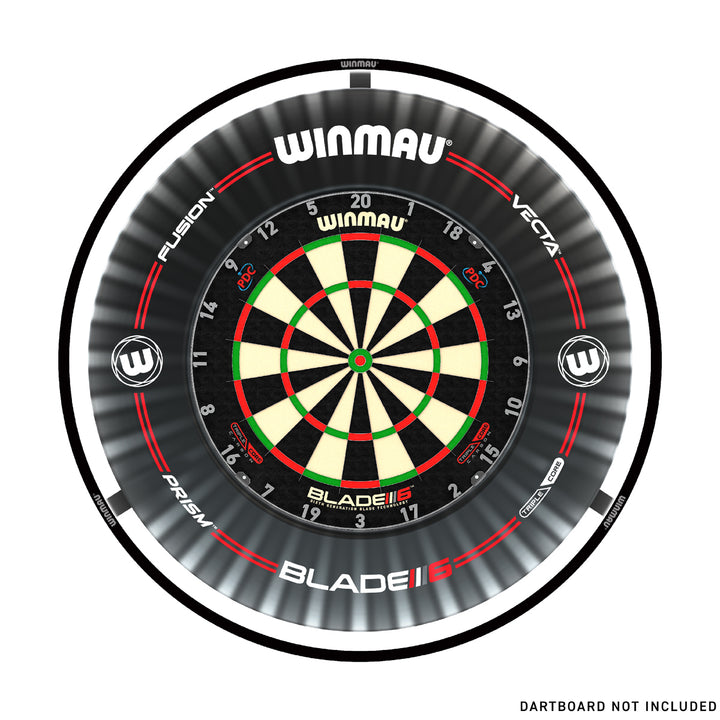 Plasma Dartboard Surround Light & Pro-line Original Black Surround Bundle by Winmau