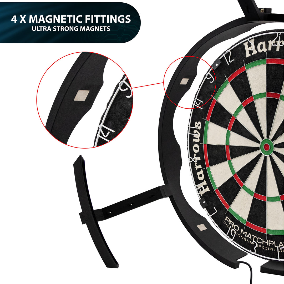 Trilight Ultra Bright LED Dartboard Lighting System by Harrows