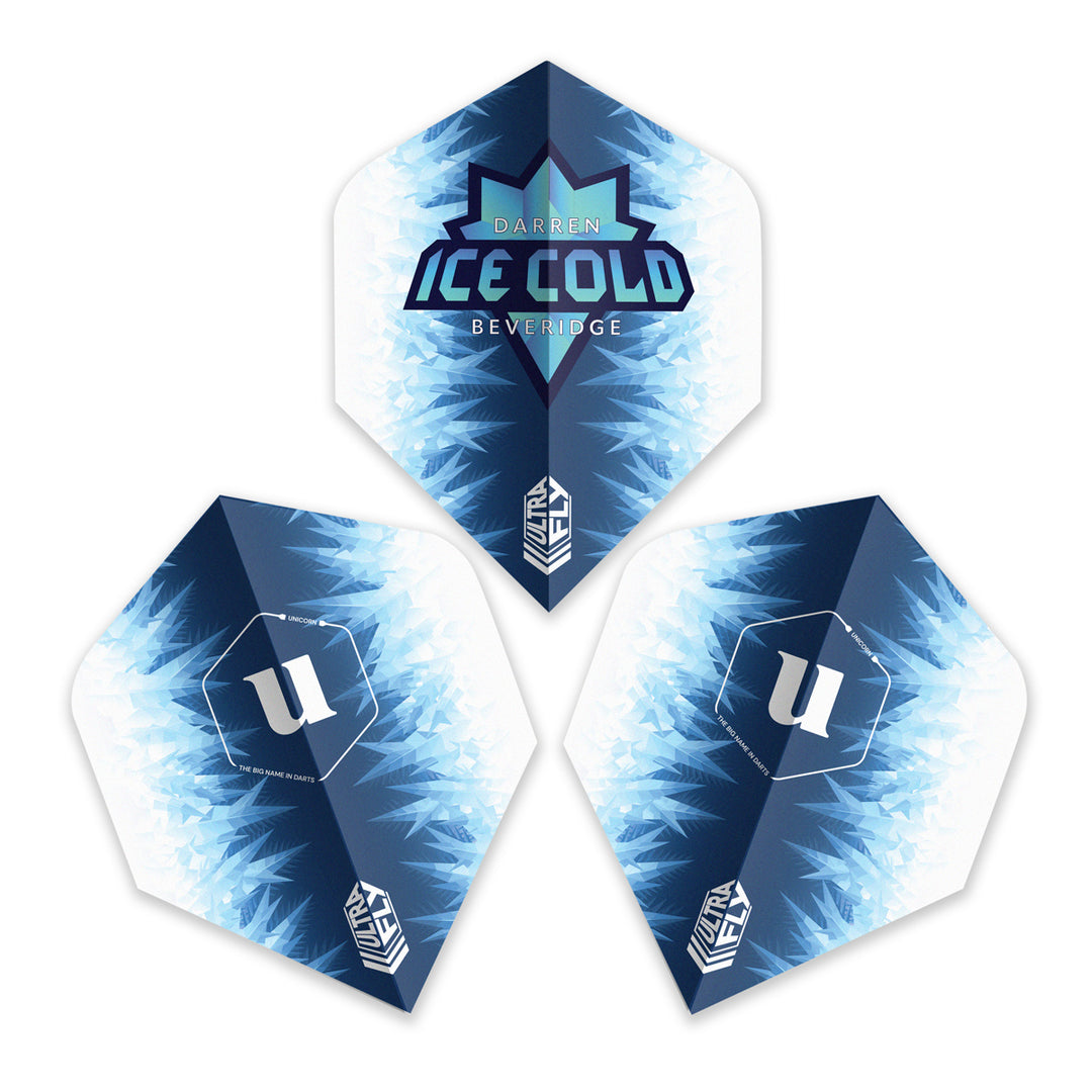 Darren Beveridge Ultrafly Plus Dart Flights by Unicorn