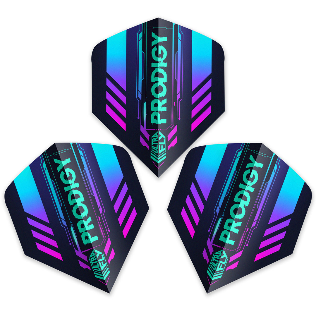 Prodigy Ultrafly BW Dart Flights by Unicorn