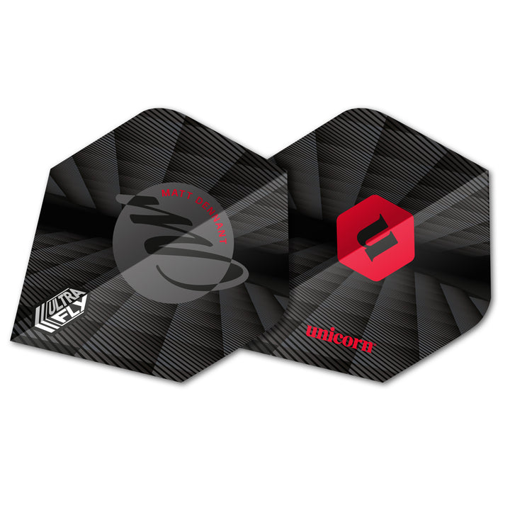 Matt Dennant Ultrafly BW Dart Flights by Unicorn