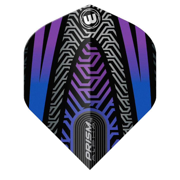 Prism Alpha Black & Purple No2 Dart Flights by Winmau