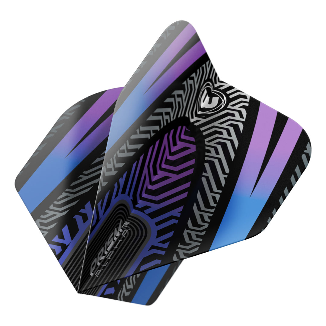 Prism Alpha Black & Purple No2 Dart Flights by Winmau