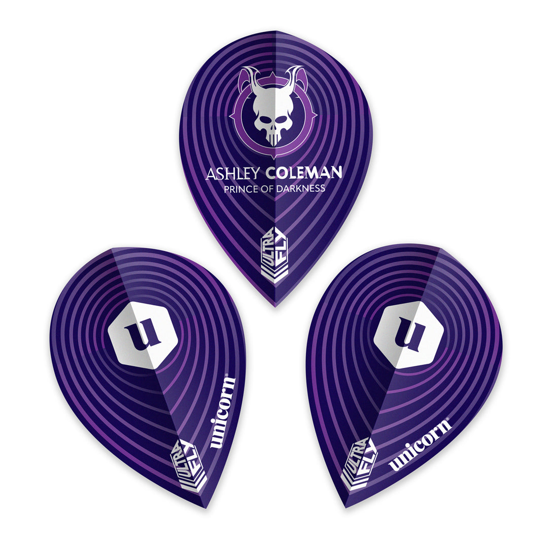 Ashley Coleman Ultrafly Pear Dart Flights by Unicorn