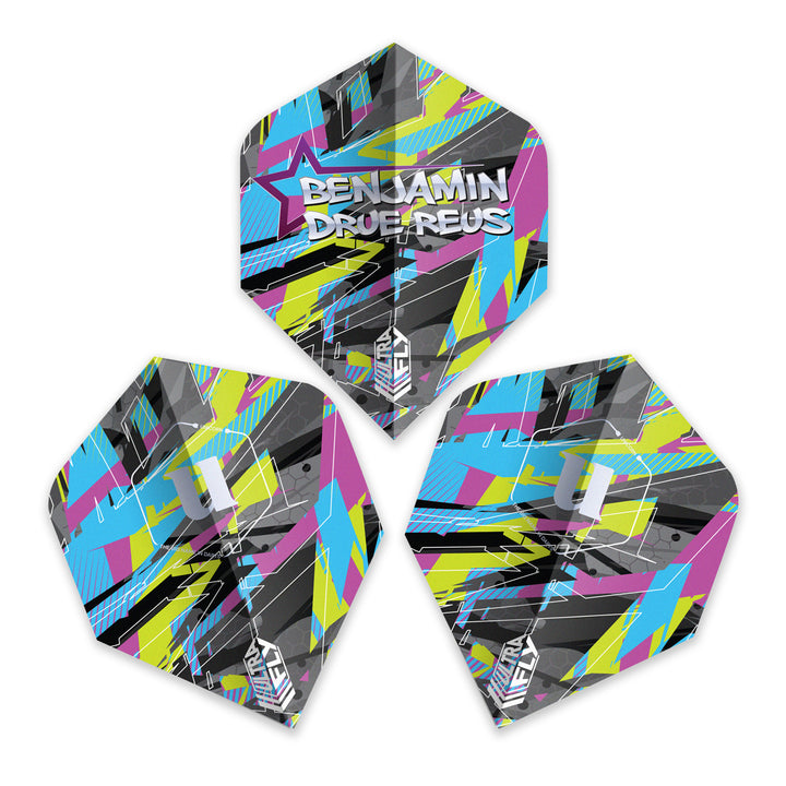 Benjamin Drue Reus Ultrafly Plus Dart Flights by Unicorn