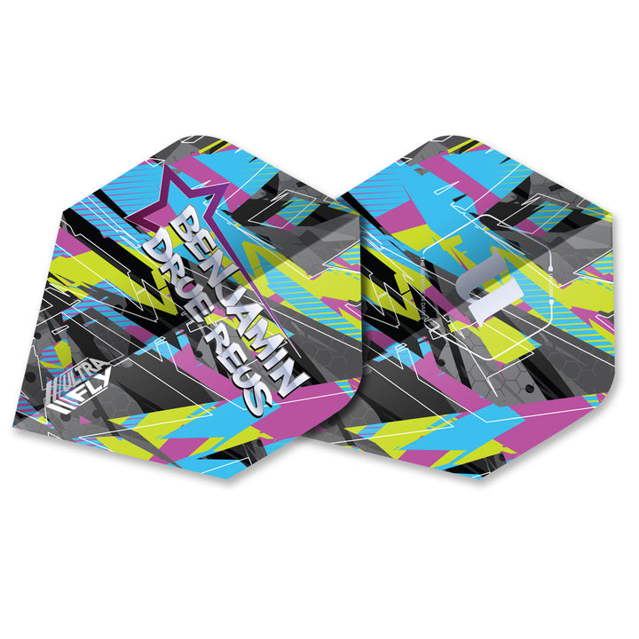 Benjamin Drue Reus Ultrafly Plus Dart Flights by Unicorn