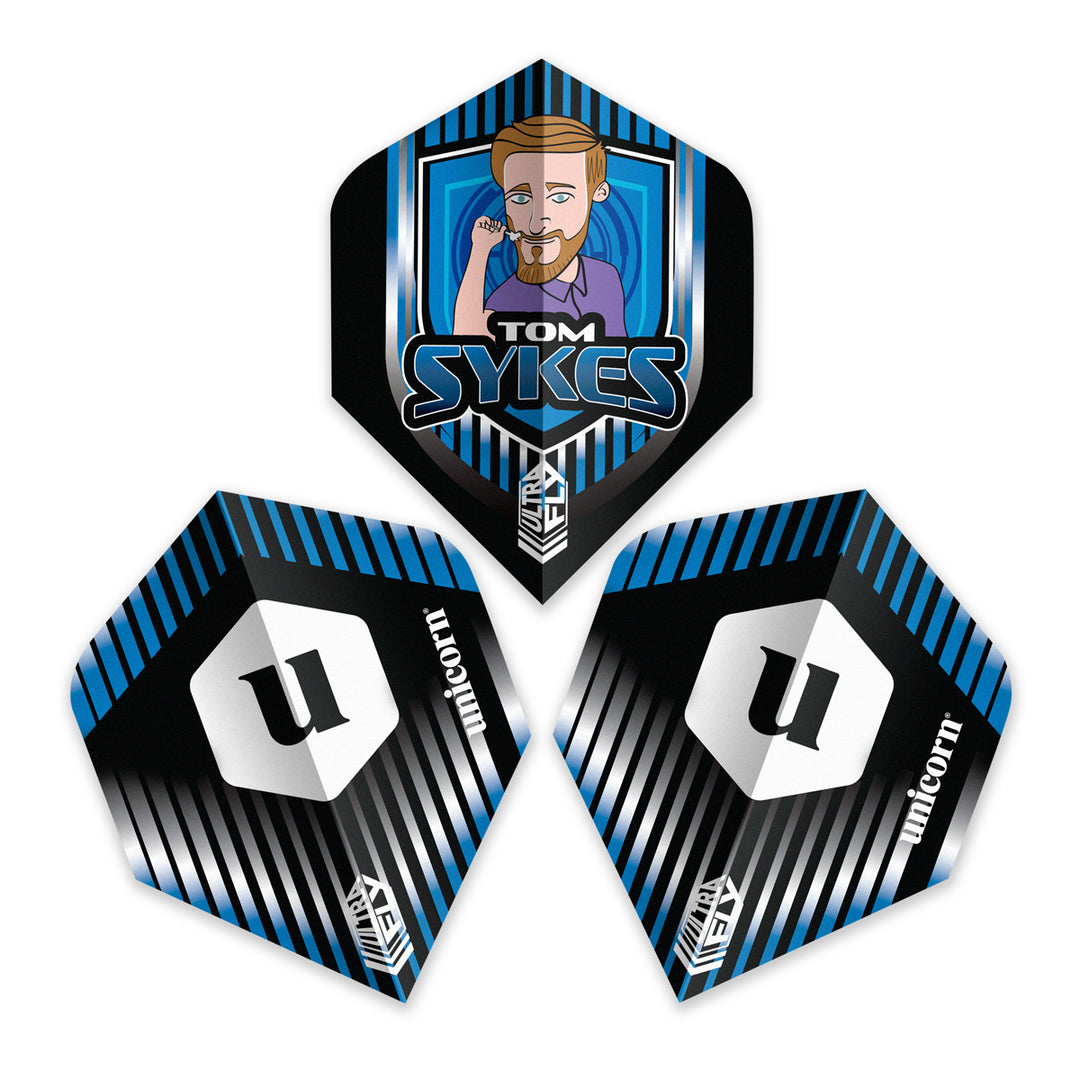 Tom Sykes Ultrafly Plus Dart Flights by Unicorn