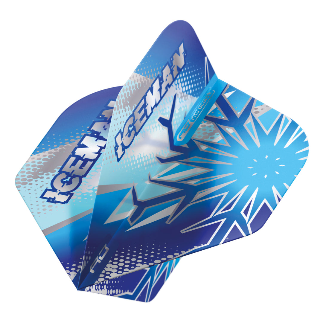 Gerwyn Price Blue Flake Hardcore Premium No2 Dart Flights by Red Dragon