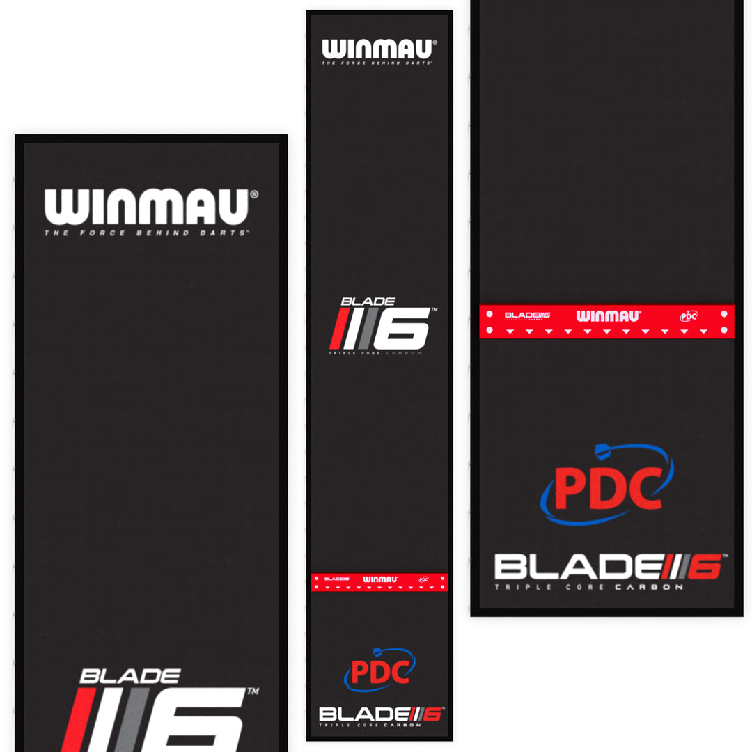 Pro Zone Precision Blade 6 Soft Feel Dart Mat & Integrated Oche by Winmau