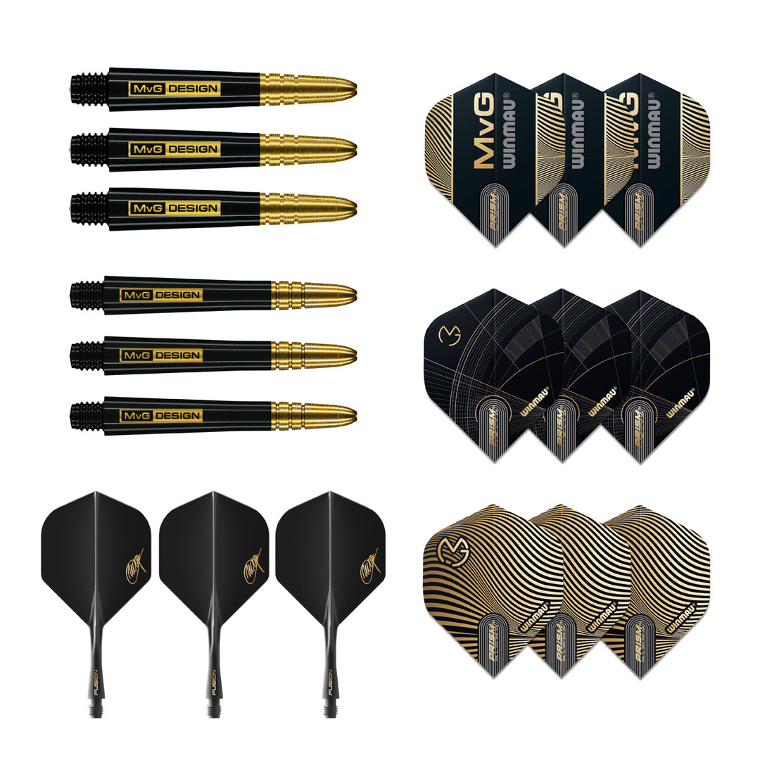 Michael van Gerwen MvG 5 Year Anniversary Limited Edition 90% Tungsten Steel Tip Darts by Winmau