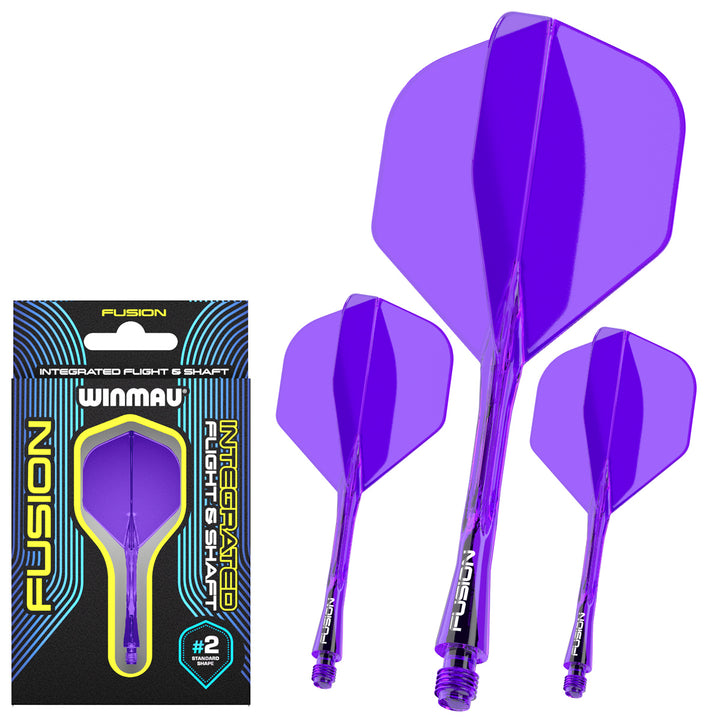 Fusion Integrated Flight & Shaft Purple Short No2 by Winmau