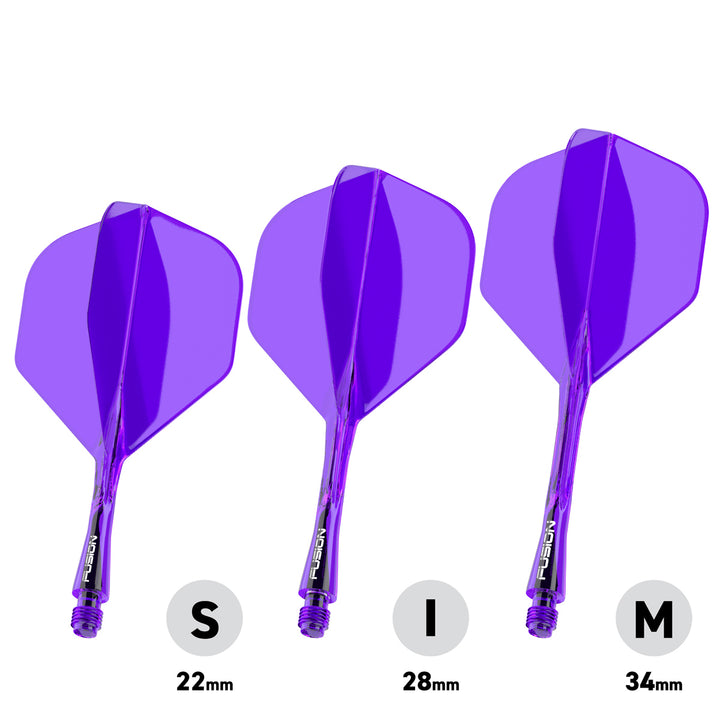 Fusion Integrated Flight & Shaft Purple Short No2 by Winmau