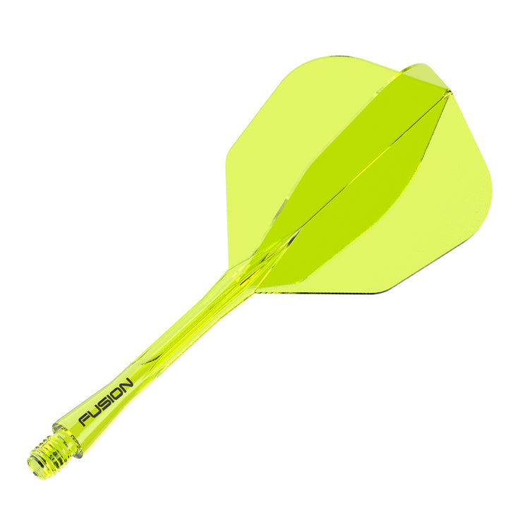 Fusion Integrated Flight & Shaft Neon Yellow Short No6 by Winmau