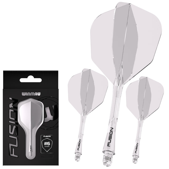 Fusion Integrated Flight & Shaft Clear Short No6 by Winmau