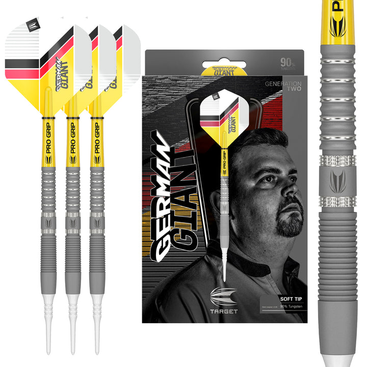 Gabriel Clemens G2 90% Tungsten Soft Tip Darts by Target