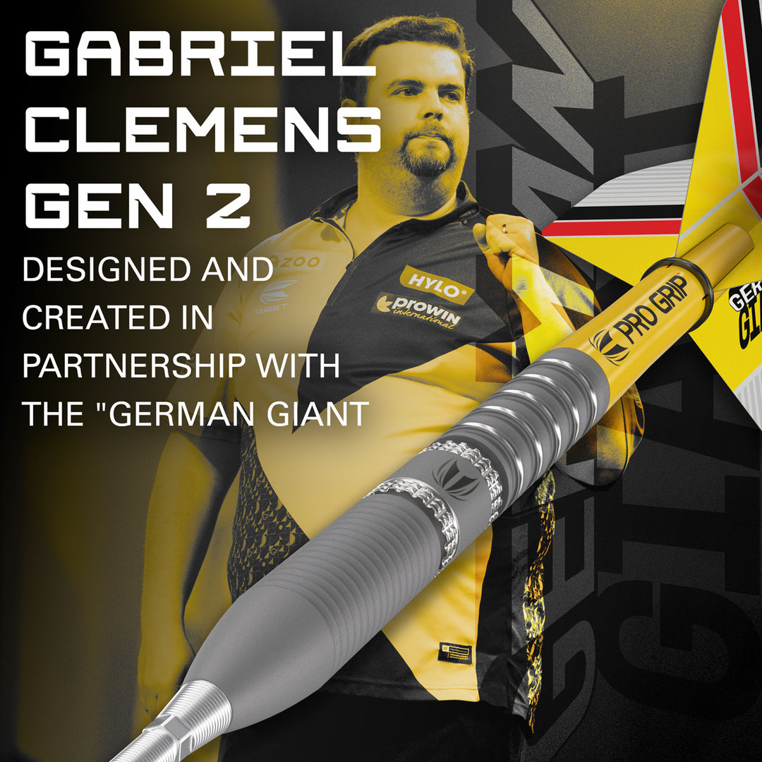 Gabriel Clemens G2 90% Tungsten Swiss Point Steel Tip Darts by Target