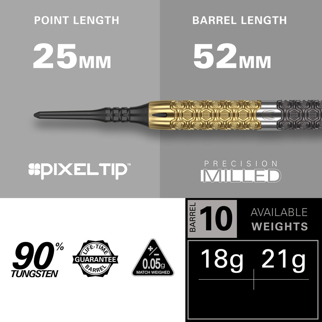 Cult Envy 10 90% Tungsten Soft Tip Darts by Target