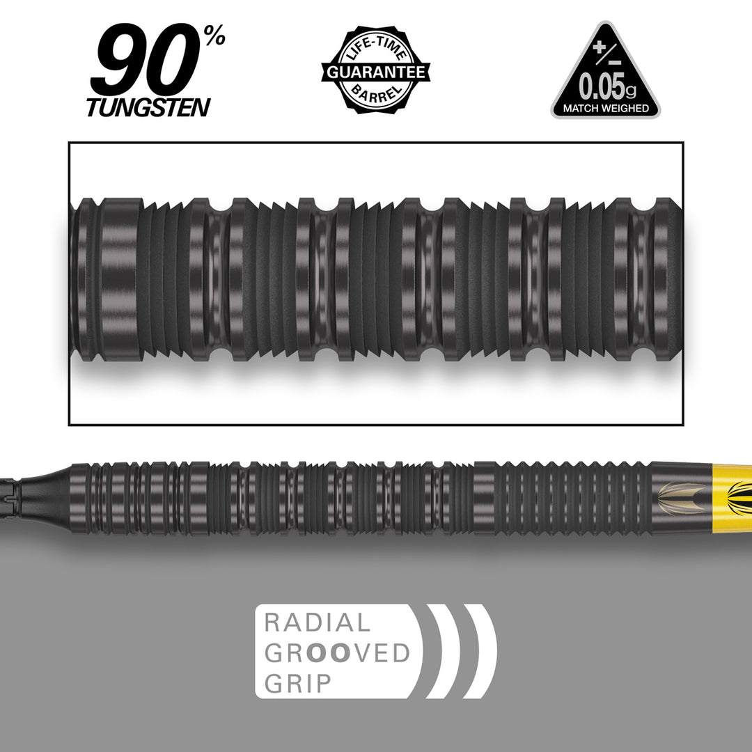 Bolide Void 10 90% Tungsten Soft Tip Darts by Target