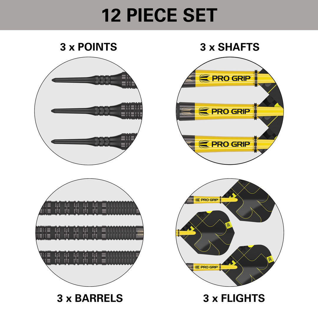 Bolide Void 10 90% Tungsten Soft Tip Darts by Target