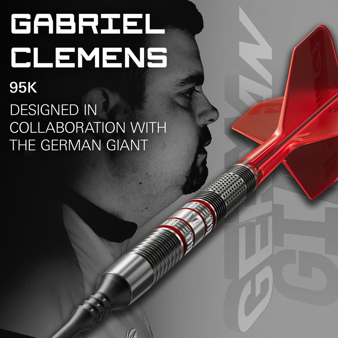 Gabriel Clemens 95K 95% Tungsten Soft Tip Darts by Target