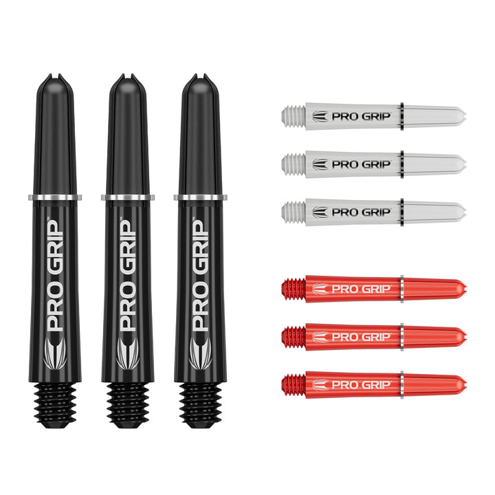 Pro Grip 3 Set Multipack Black, White, and Red Dart Stems / Shafts by Target