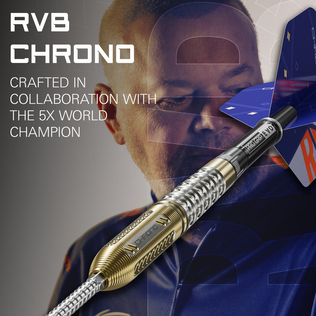 Raymond Van Barneveld Chrono 95% Tungsten SP Steel Tip Darts by Target