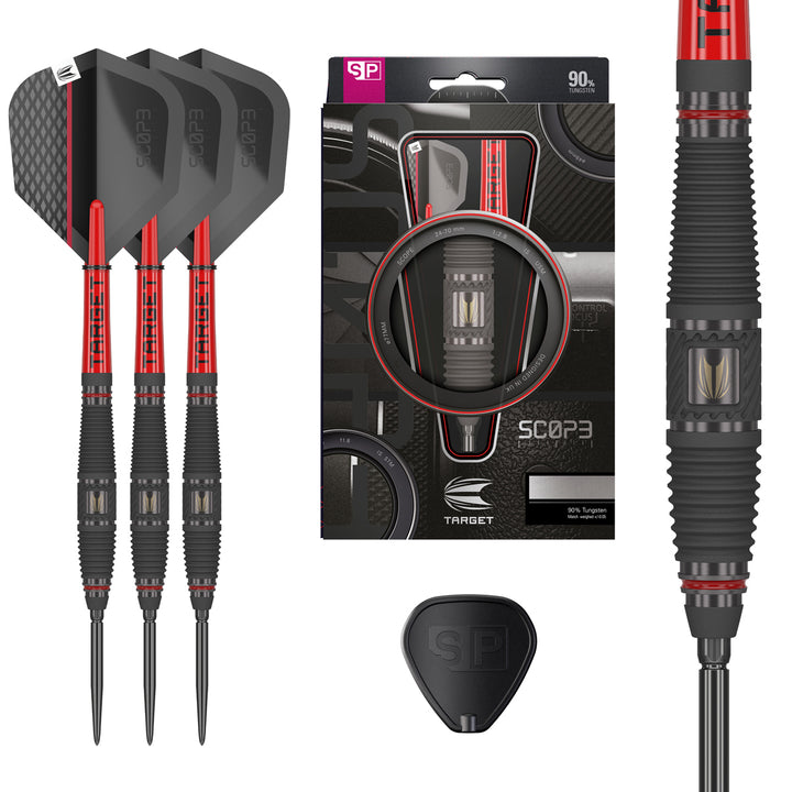 Scope 03 90% Tungsten SP Steel Tip Darts by Target