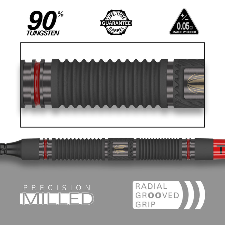 Scope 10 90% Tungsten Soft Tip Darts by Target