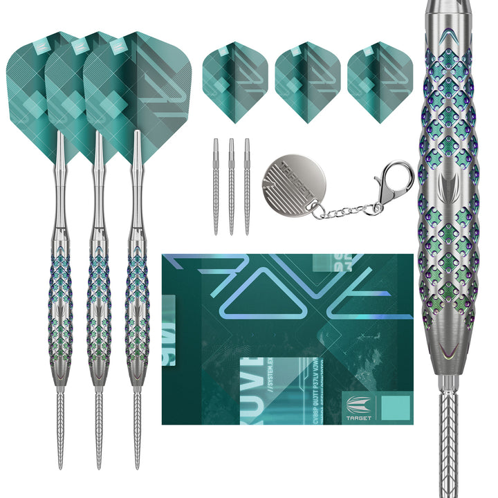 Rove 02 90% Tungsten SP Steel Tip Darts by Target