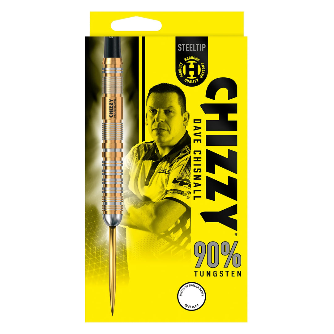 Dave Chisnall Chizzy Series 2 90% Tungsten Steel Tip Darts by Harrows