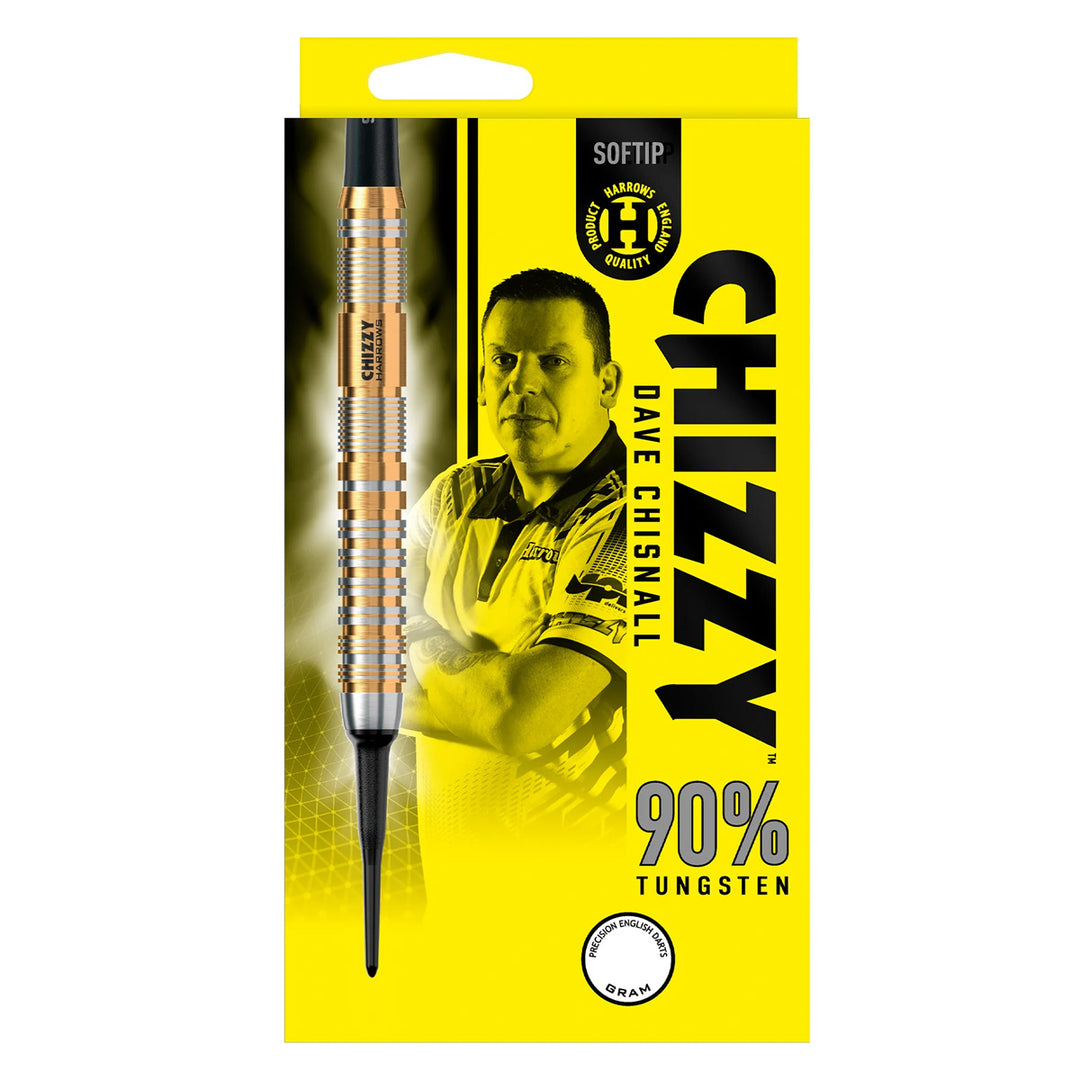 Dave Chisnall Chizzy Series 2 90% Tungsten Soft Tip Darts by Harrows