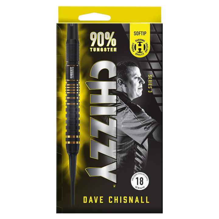 Dave Chisnall Chizzy Series 3 90% Tungsten Soft Tip Darts by Harrows