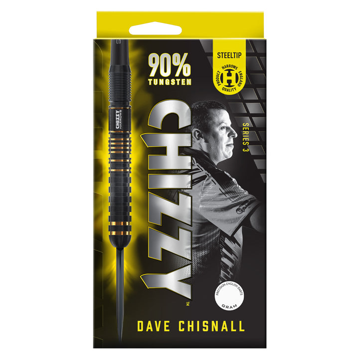 Dave Chisnall Chizzy Series 3 90% Tungsten Steel Tip Darts by Harrows