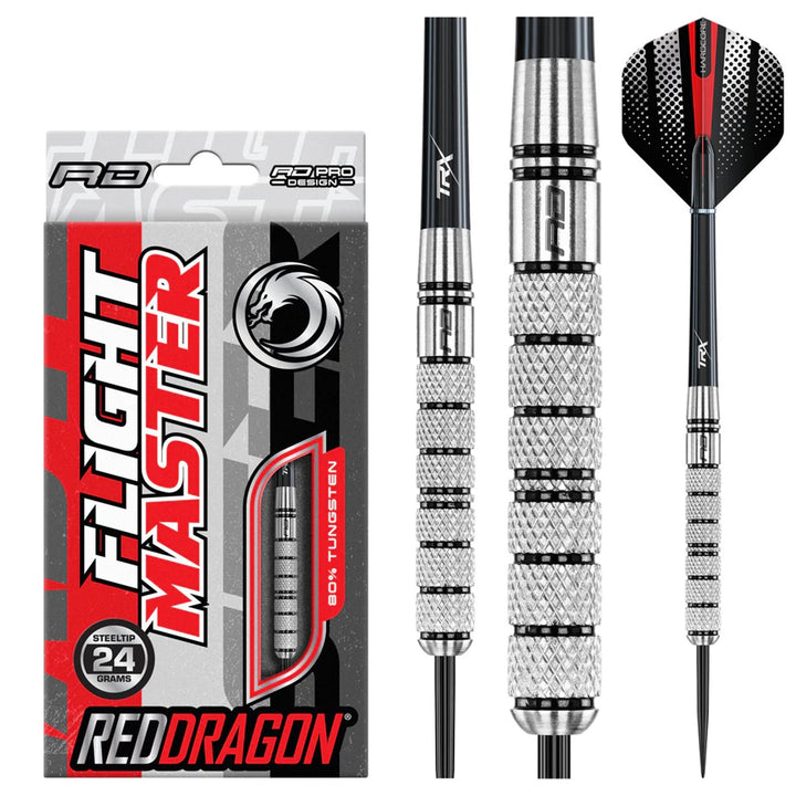 Crusader 80% Tungsten Steel Tip Darts by Red Dragon