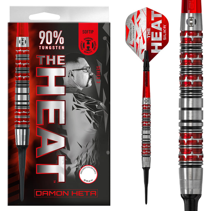 Damon Heta Series 3 90% Tungsten Soft Tip Darts by Harrows